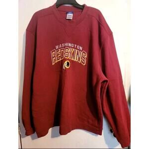 Vntg Washington Redskins Sweatshirt NFL Football Reebok Crewneck Sportswear| XL